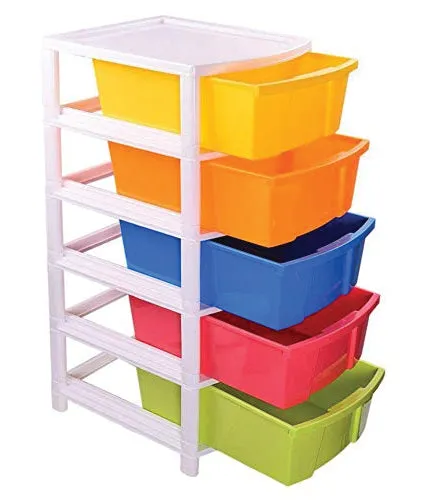 0769 Multipurpose Modular Drawer Organizer Storage Box - 5 Layers