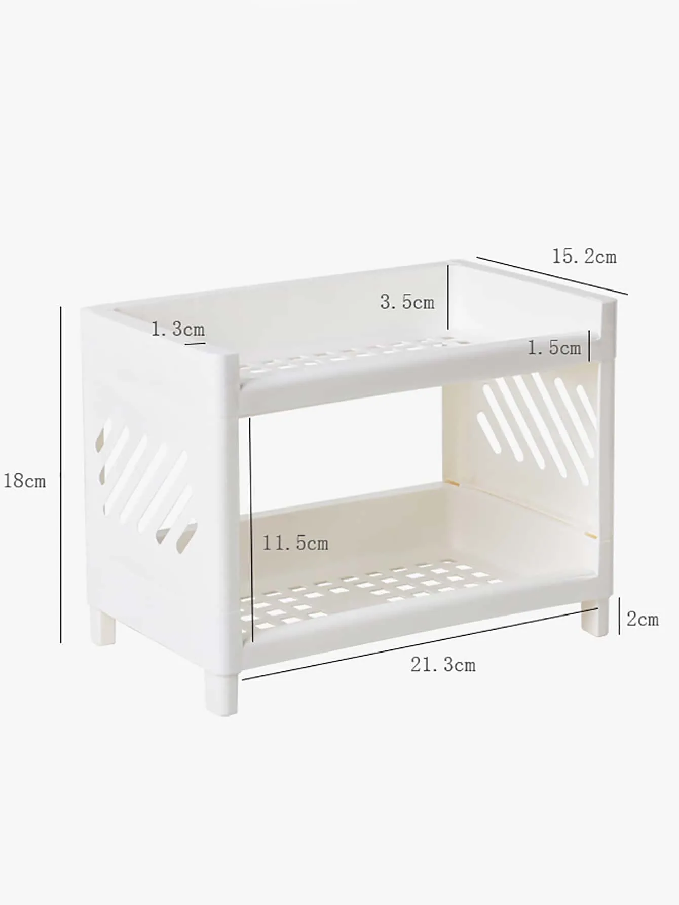 1pc Double Layer Storage Rack