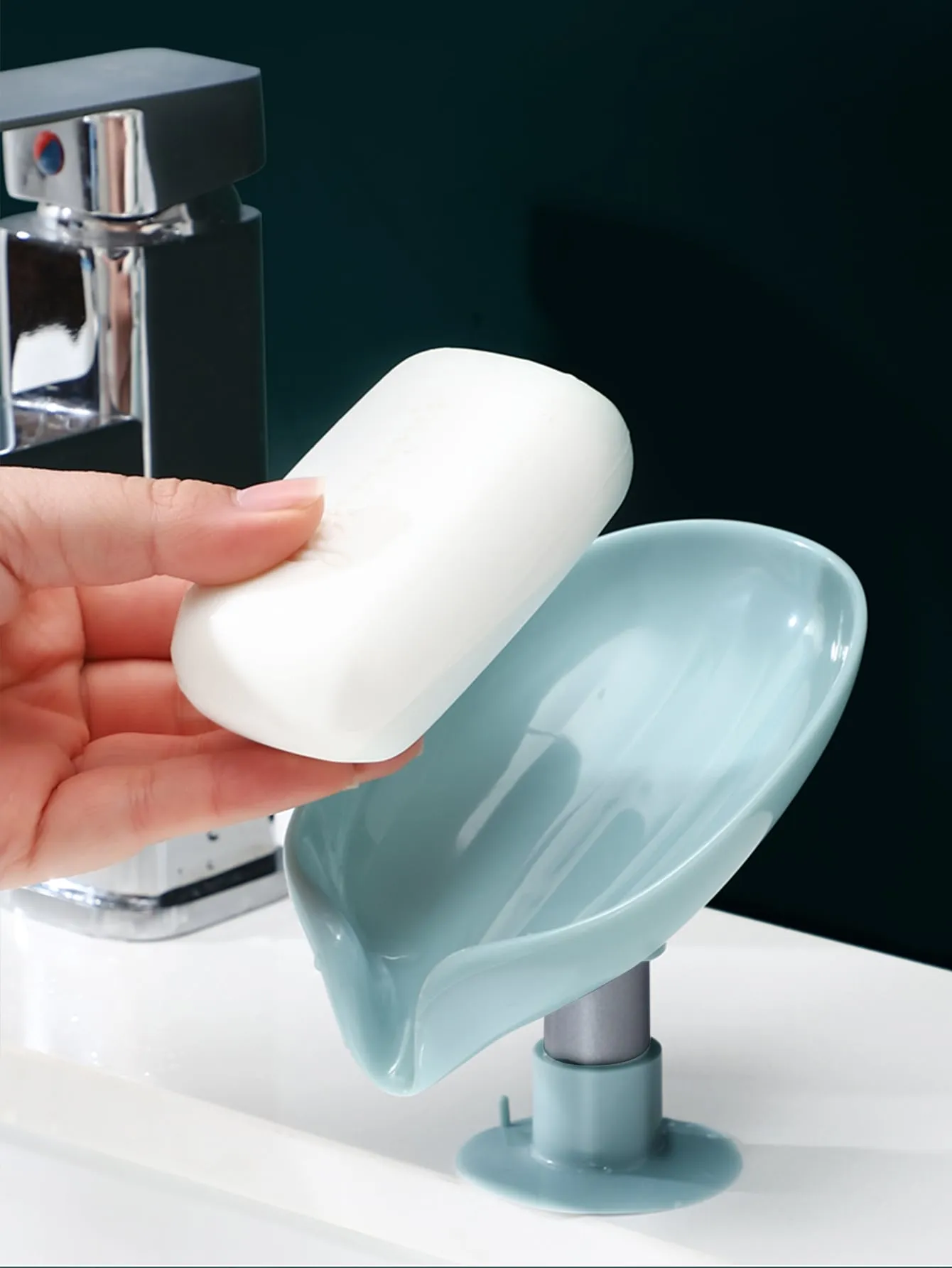 1pc Drain Soap Dish Holder