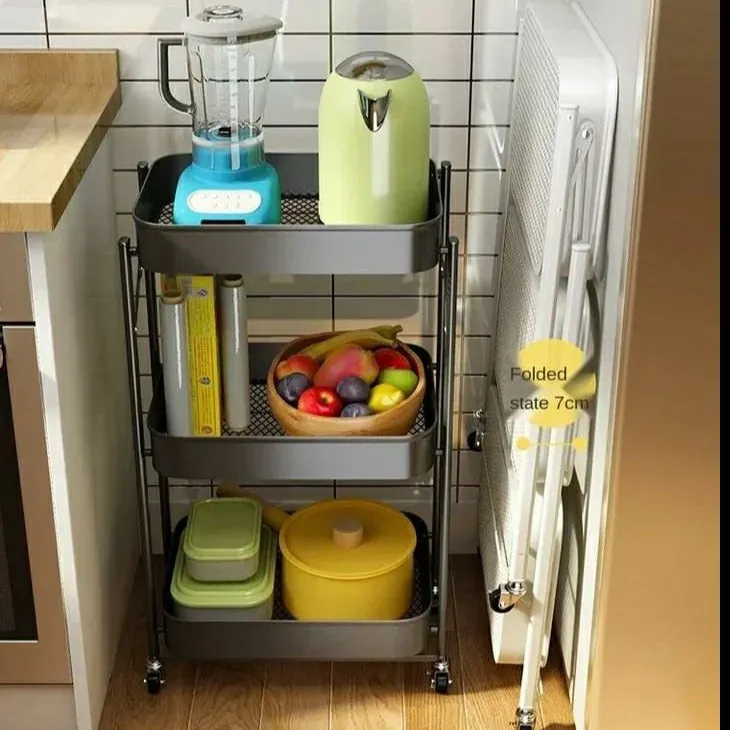 3 tier Multifunction Storage Trolley