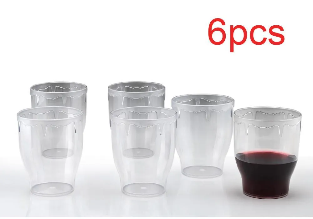 621 Stylish look Fancy Glass, Transparent Glasses Set 300ml