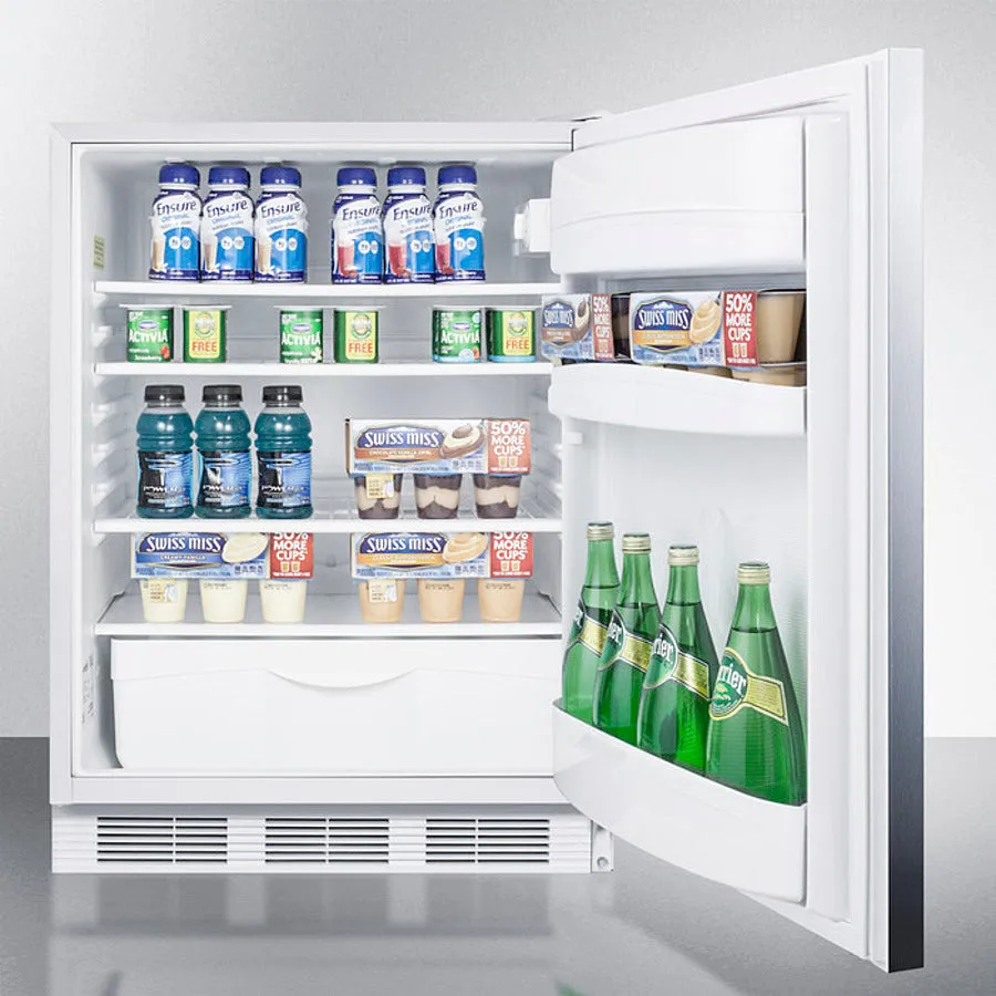 Accucold 24" Wide All-Refrigerator, ADA Compliant