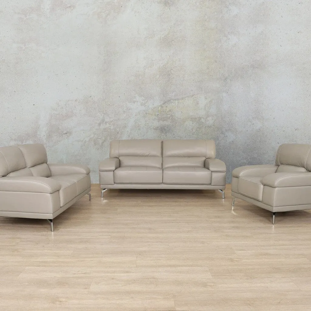 Adaline 3 2 1 Leather Sofa Suite - Available on Special Order Plan Only