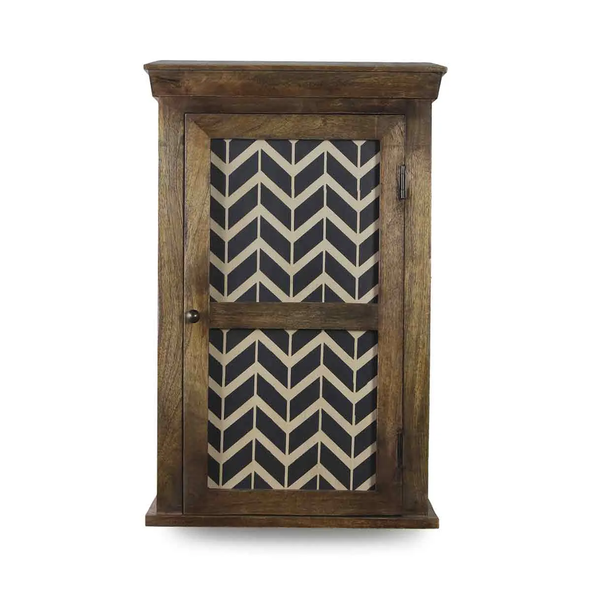 Alba Solid Wood Hand Painted Wall Shelf