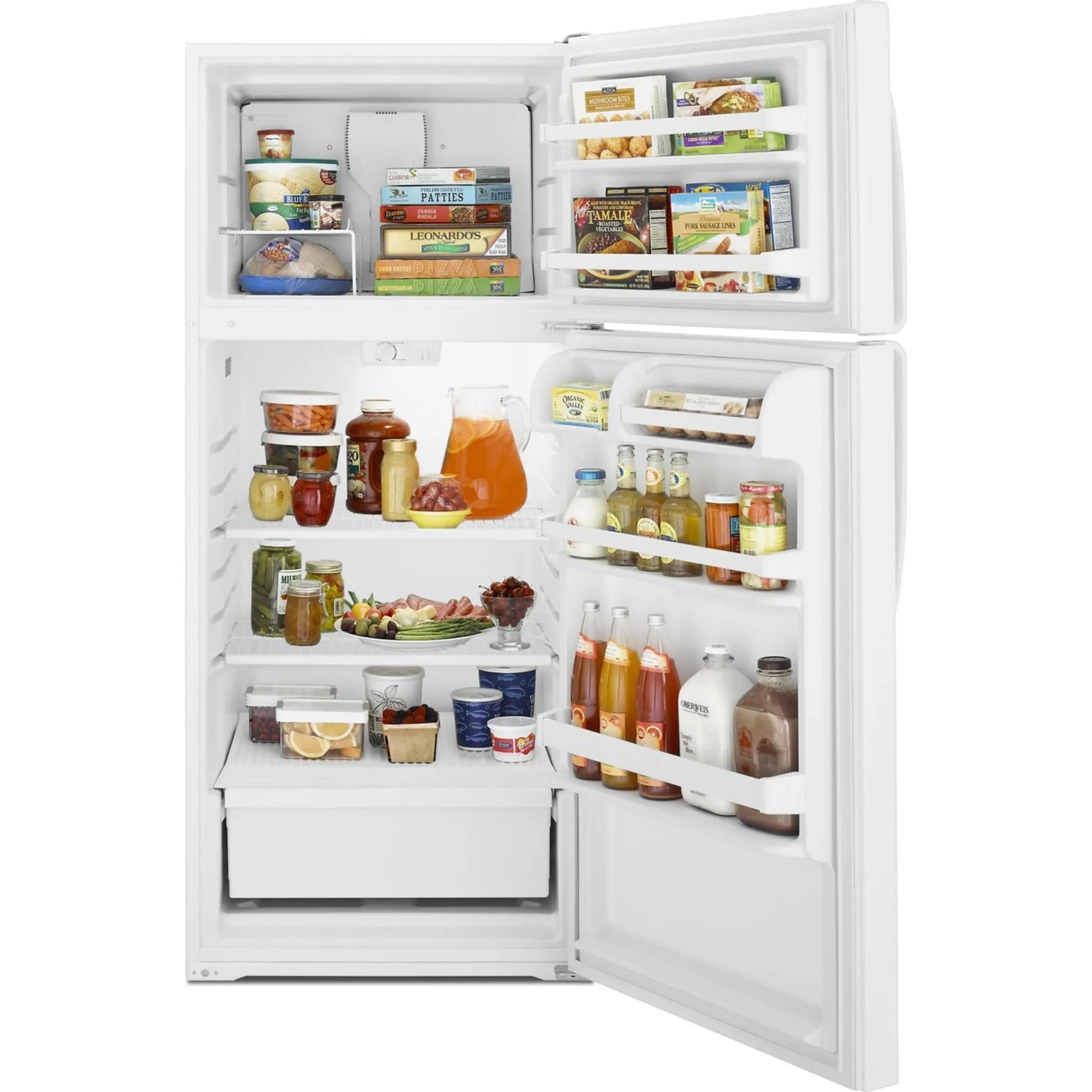 Amana 16 cu. ft. Top-Freezer Refrigerator with More Storage Capacity (ART316TFDW)