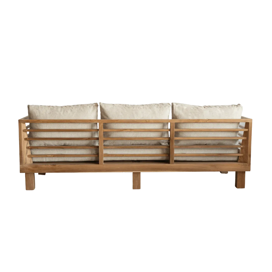 Amaya Three Seater Sofa | Sand