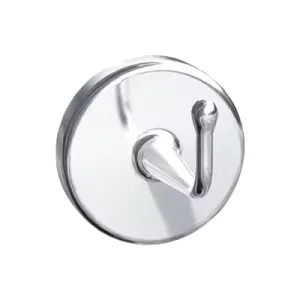 ASI 0751 Commercial Heavy Duty Robe Hook, Brass w/ Chrome Finish