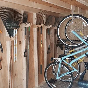 Bike Organizer Shed Organization Ideas, Shed Tool Racks, Shed Accessories, Shed Storage