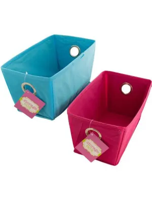 Cloth Covered Home Storage Box (Available in a pack of 6)