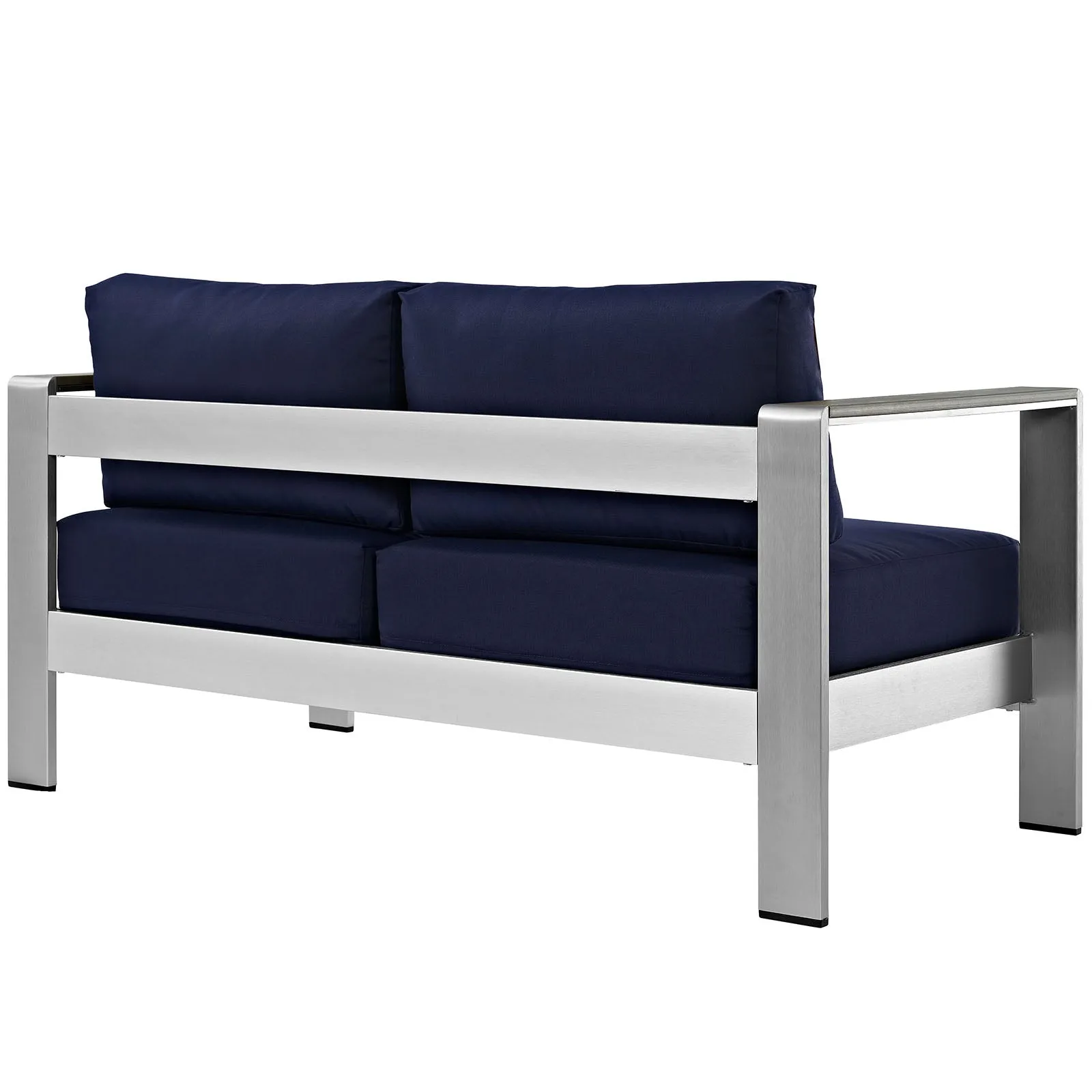 Coast Outdoor Patio Aluminum Loveseat