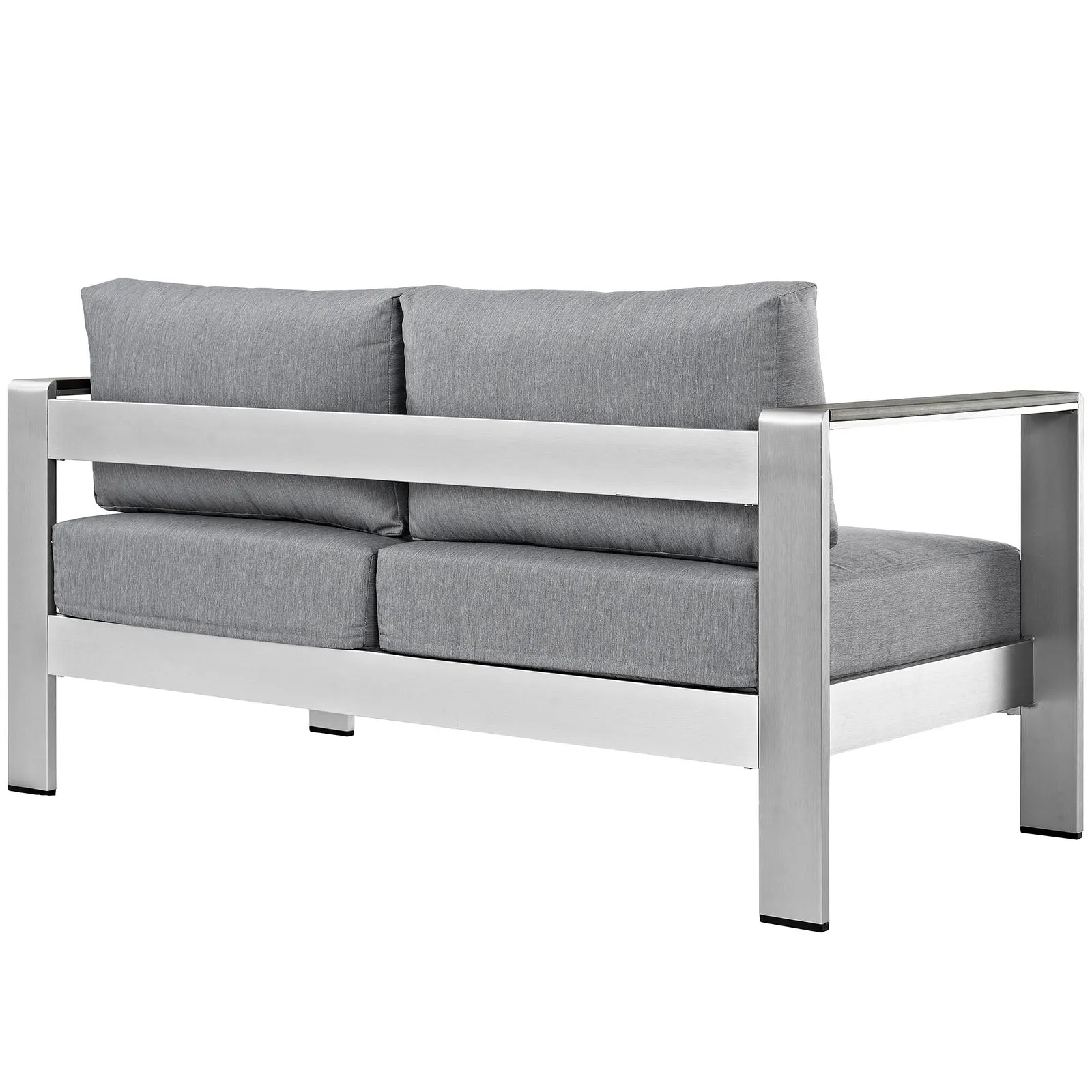 Coast Outdoor Patio Aluminum Loveseat