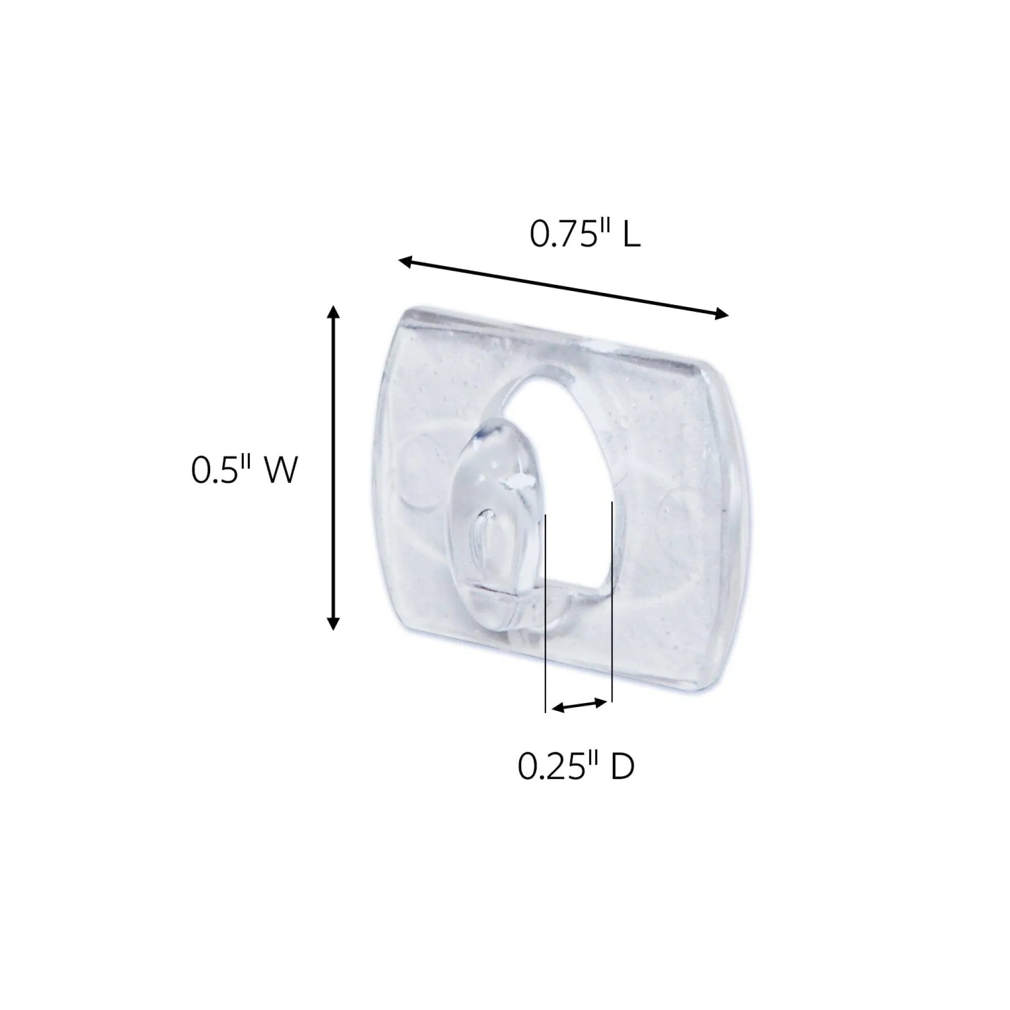 Command Clear Decorating Clips Value Pack 17026CLR-40ES