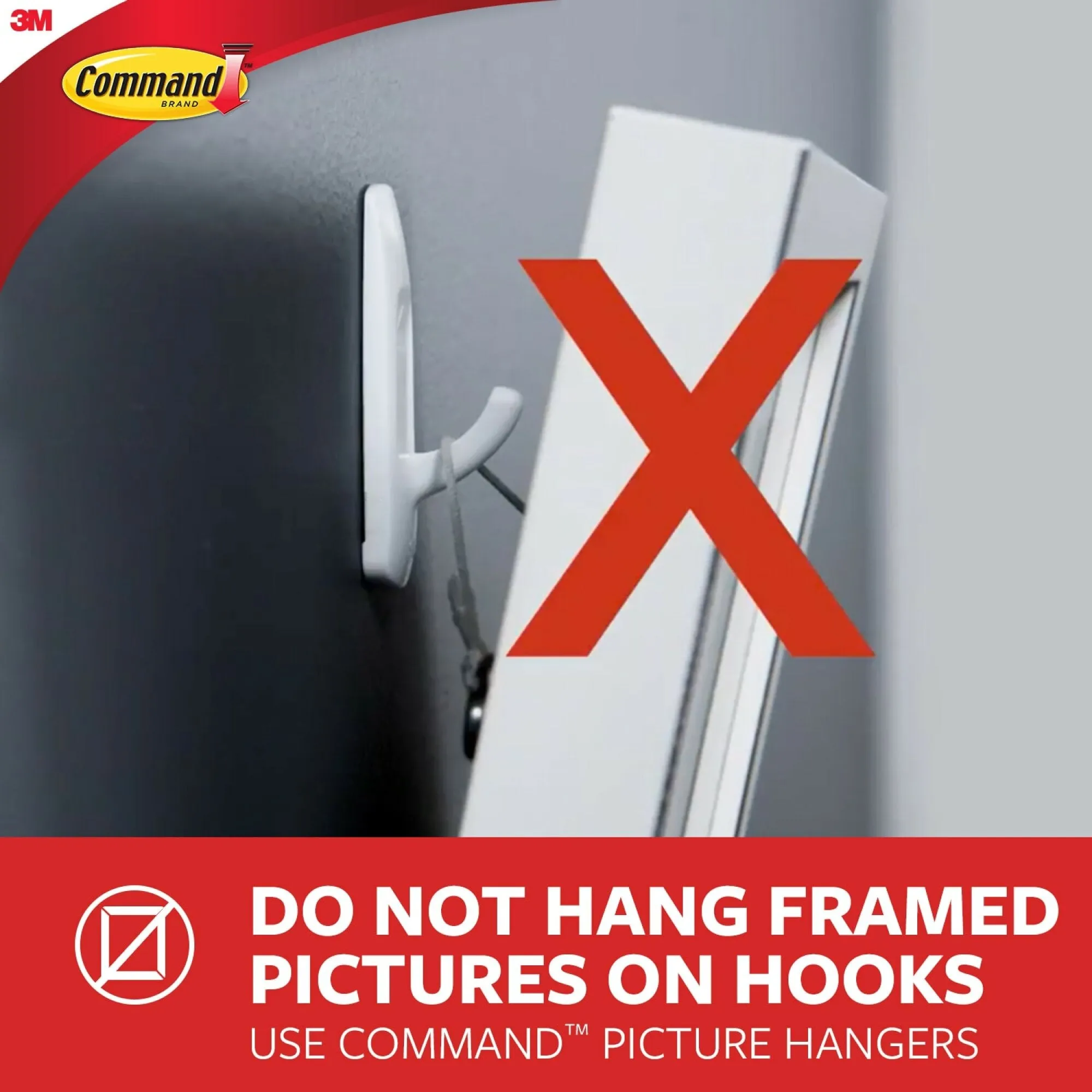 Command Small Clear Hooks 17092CLR-ES