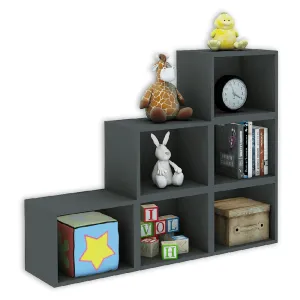 Cubox Storage Cube Shelves, 40 x 30 cm, Slate Grey (Set of 6)