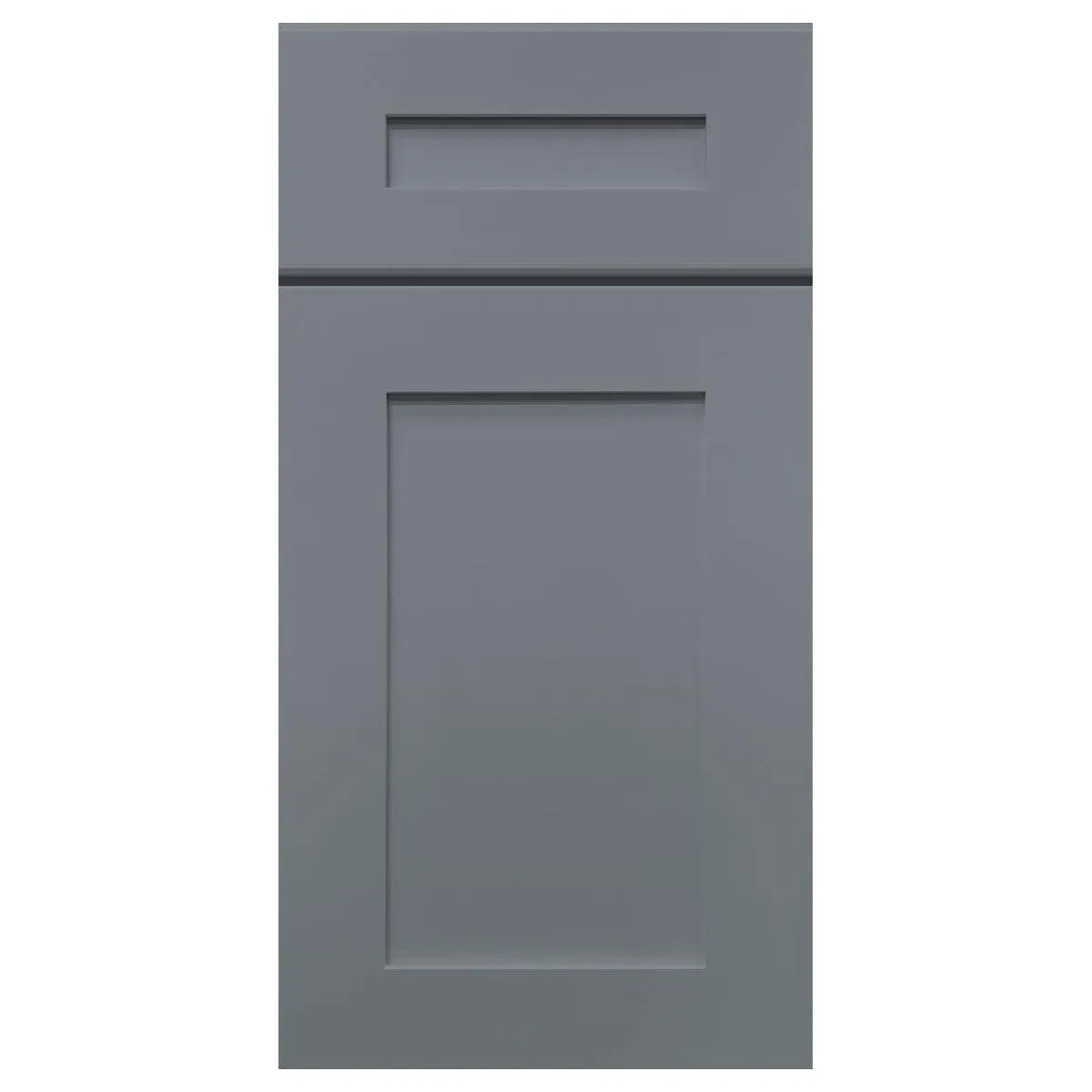 Diagonal Corner Kitchen Cabinet DC2436 Colonial Gray LessCare 24 in. width 36 in. height 12 in. depth