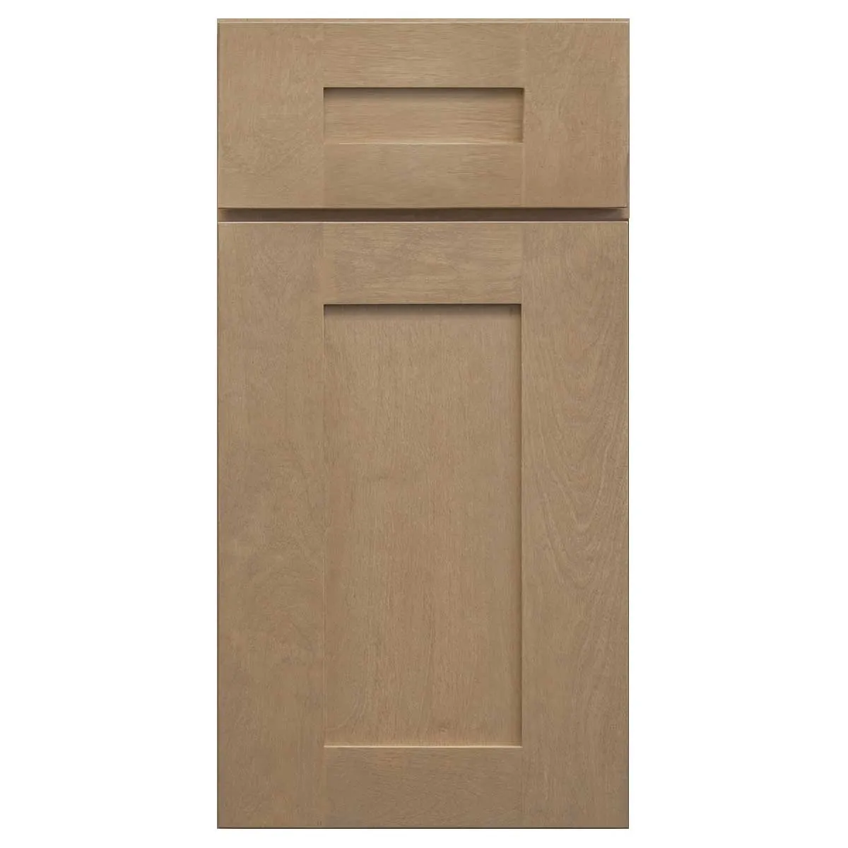 Diagonal Corner Kitchen Cabinet DC2442 Shaker Toffee 24 in. width 42 in. height 12 in. depth