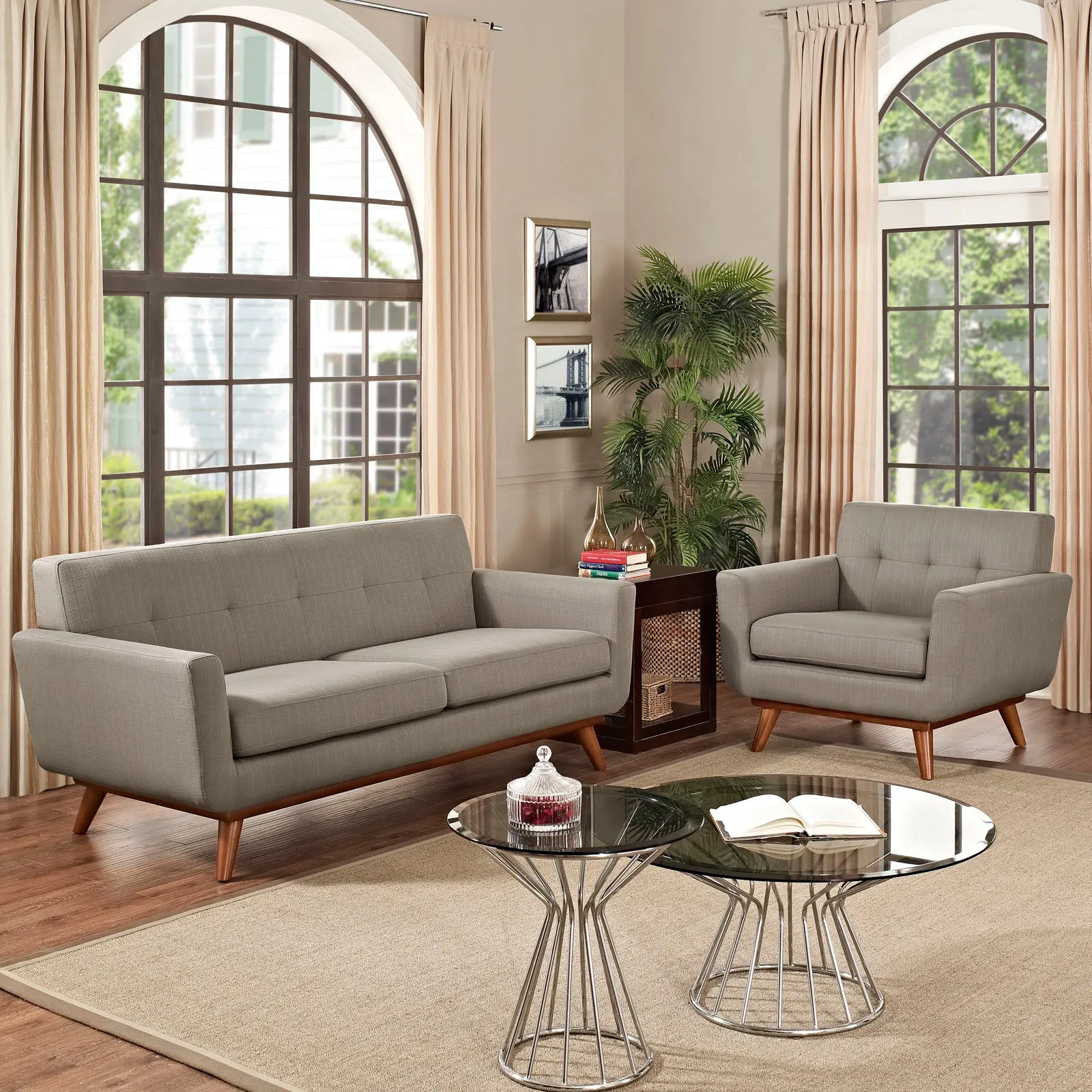 Engage Armchair and Loveseat Set of 2