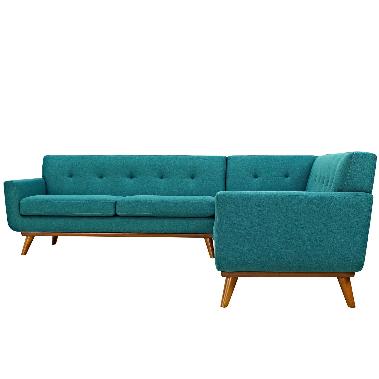 Engage L-Shaped Upholstered Fabric Sectional Sofa