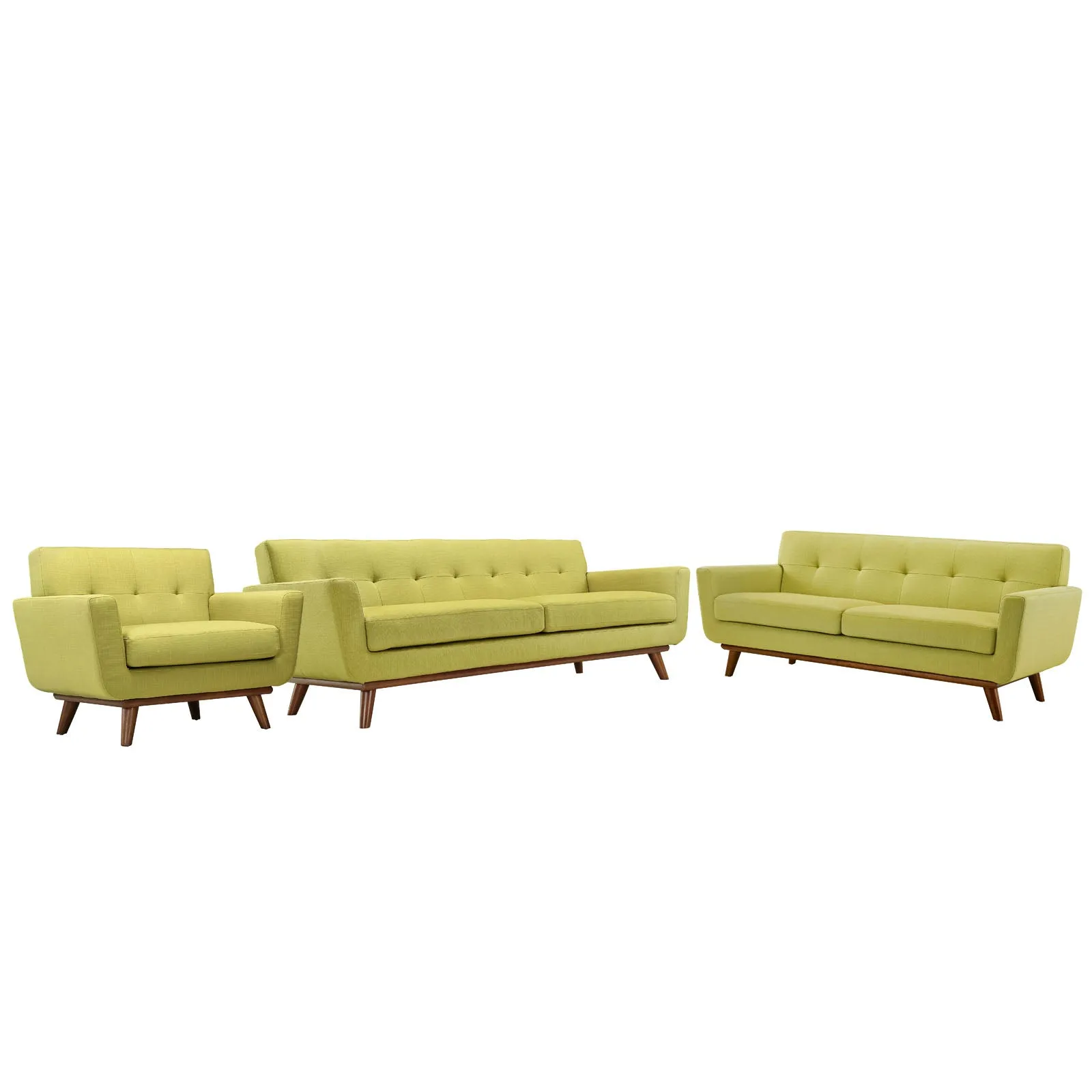 Engage Sofa Loveseat and Armchair Set of 3