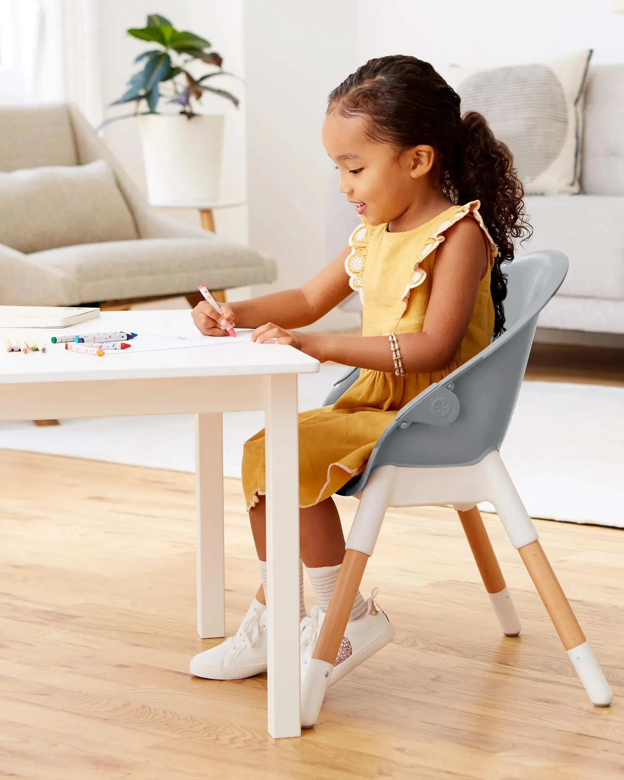 EON 4-In-1 High Chair - Grey/White