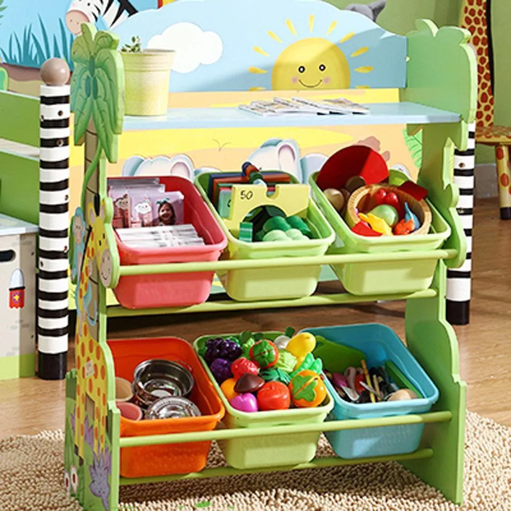 Fantasy Fields Zoo 6 Bins Toy Organizer