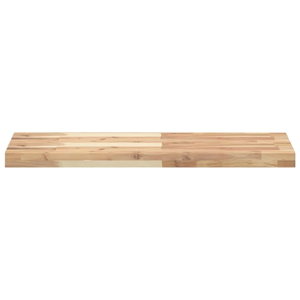 Floating Shelves 2 pcs 100x30x4 cm Untreated Solid Wood Acacia