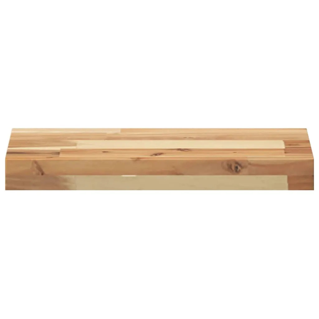 Floating Shelves 2 pcs 40x20x4 cm Oil Finished Solid Wood Acacia