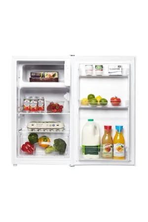 Haden HR82W 48cm Under Counter Fridge with 3 Star Ice Box, White