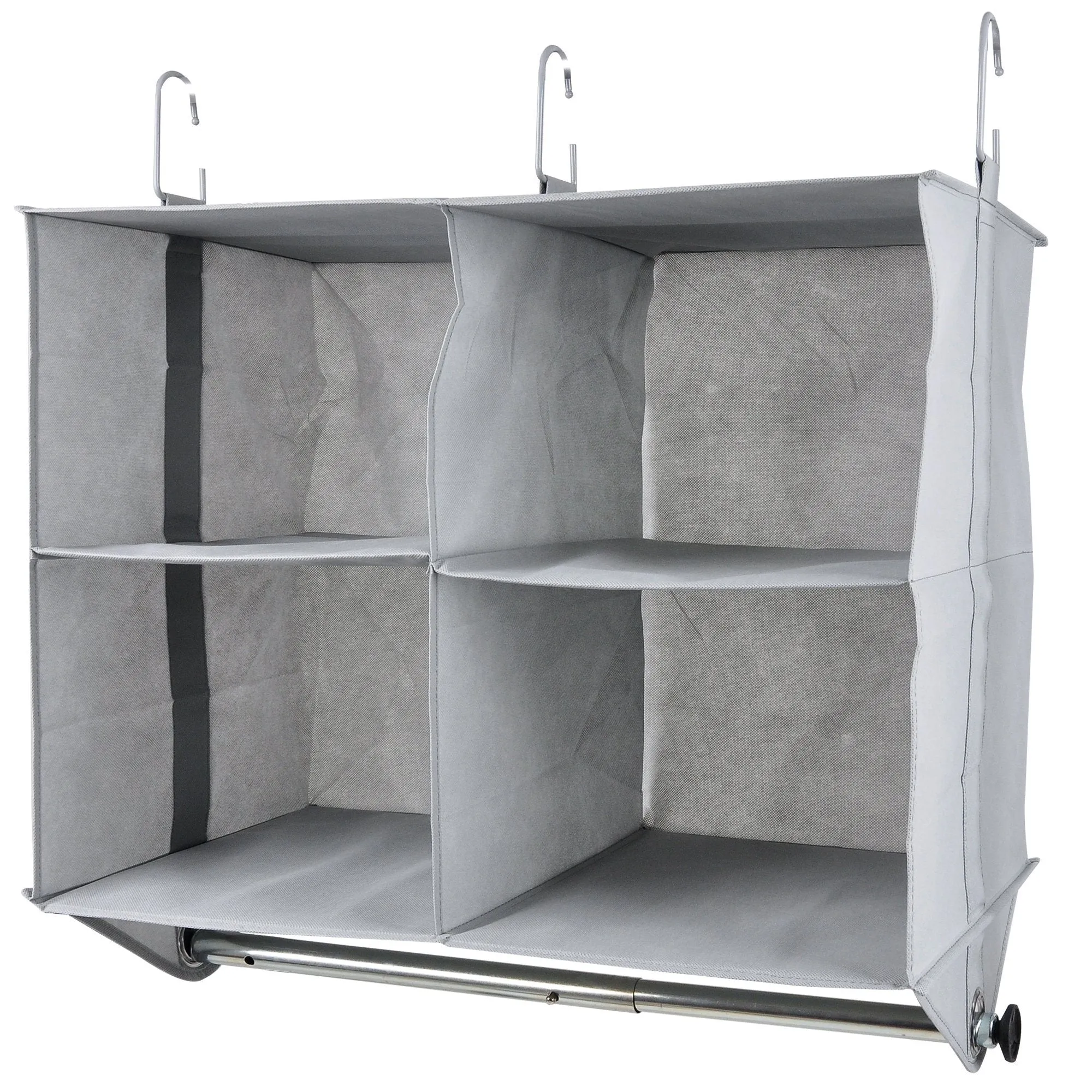 Hanging Organizer 4 Cube With Bar