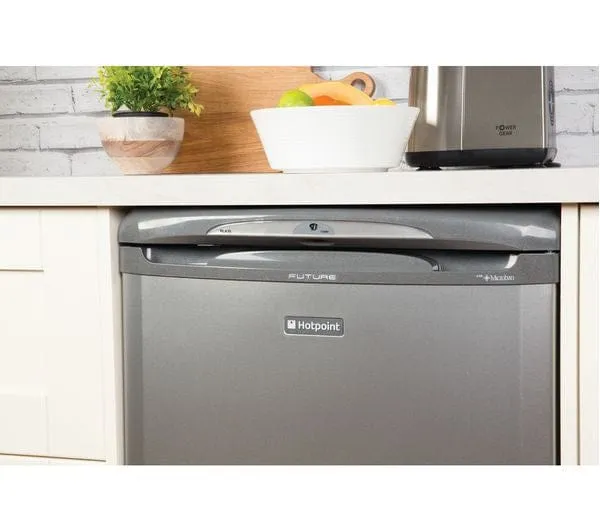 Hotpoint RLA36G 60cm Wide Freestanding Under Counter Larder Fridge - Graphite