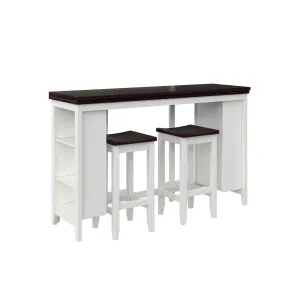 Jorden 3 Piece Counter Height Drop-Leaf Dining Set