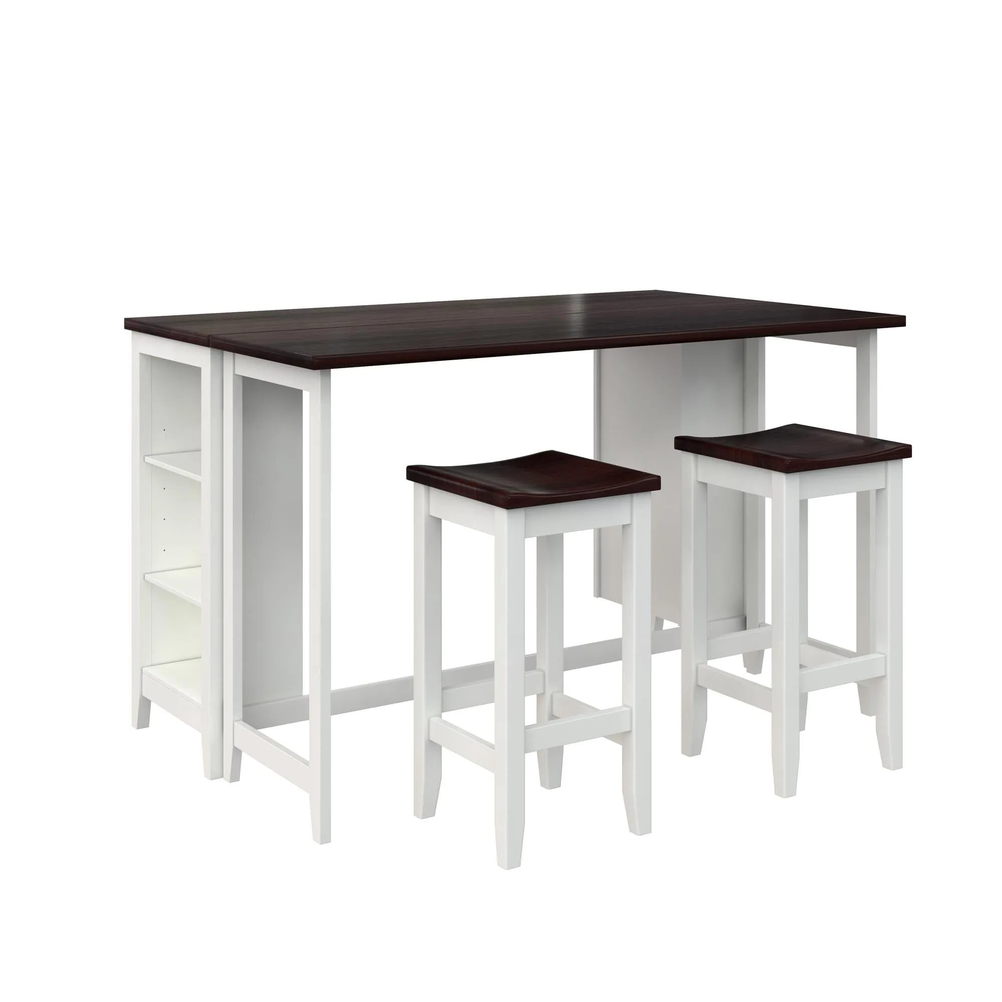 Jorden 3 Piece Counter Height Drop-Leaf Dining Set