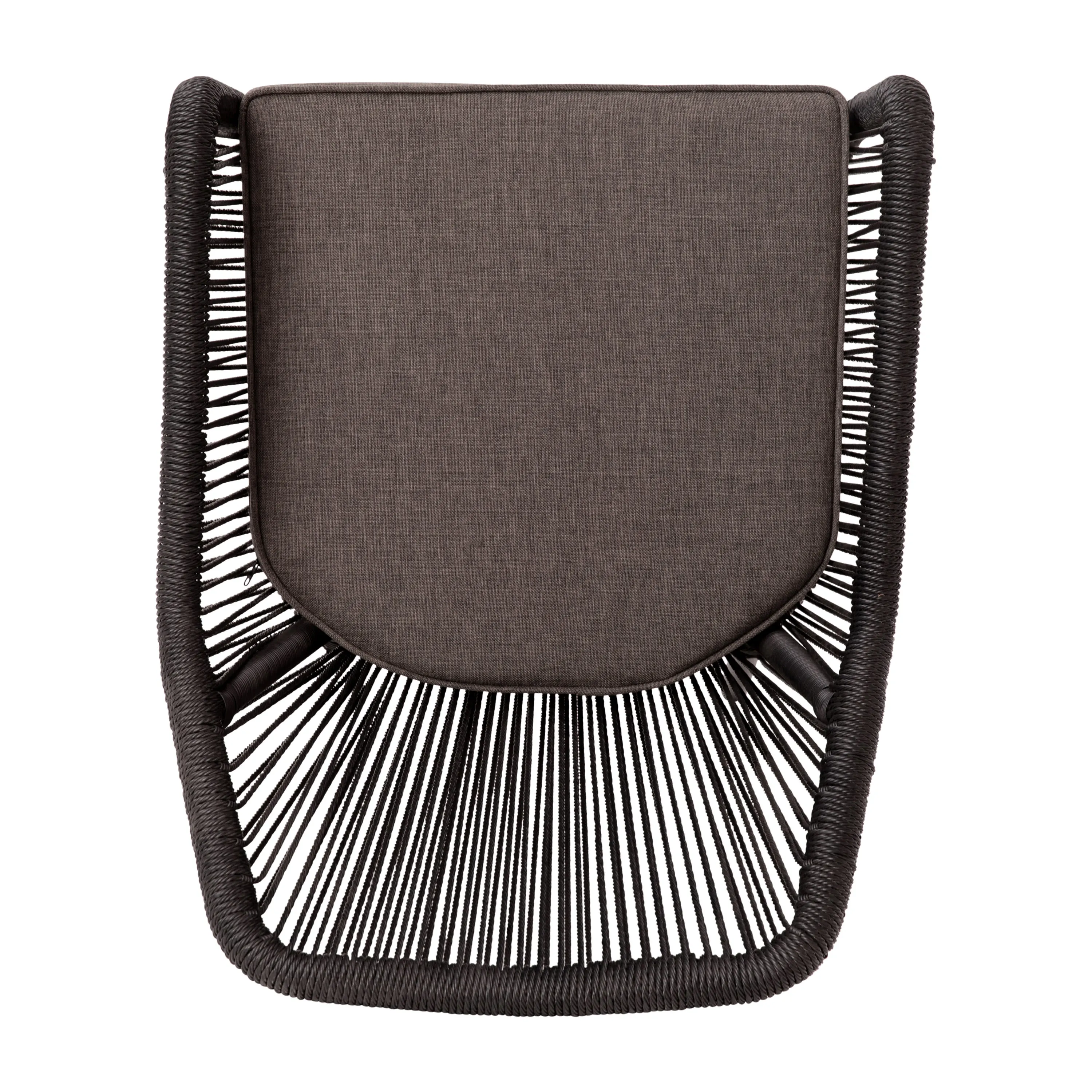 Kallie Set of 2 Aluminum Framed Stackable All-Weather Woven Club Chairs with Rounded Arms & Zippered Seat Cushions