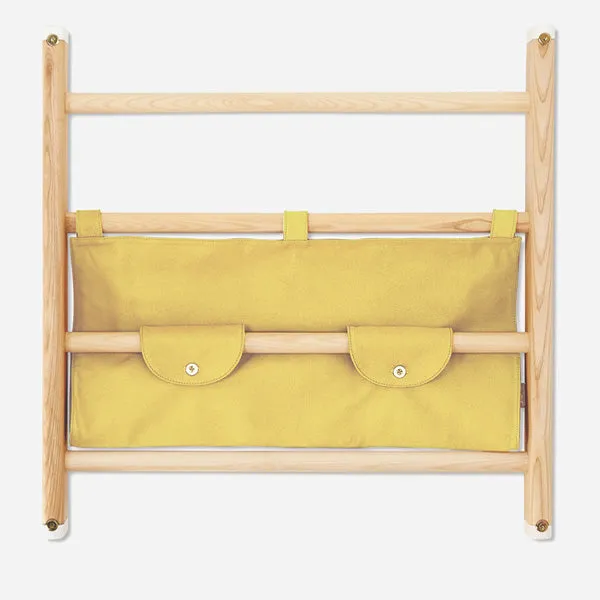 KAOS Endeløs Canvas Organizer for Wall Bar – Mustard