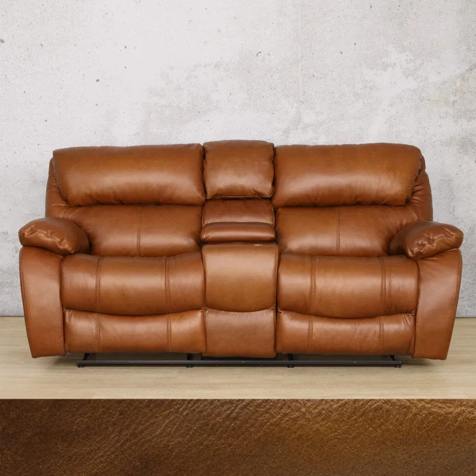 Kuta 2 Seater Home Theatre Leather Recliner