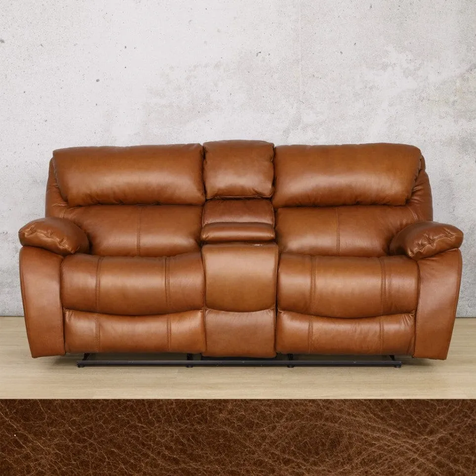 Kuta 2 Seater Home Theatre Leather Recliner