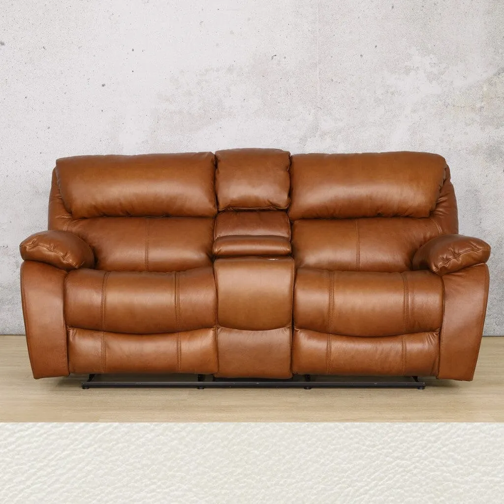 Kuta 2 Seater Home Theatre Leather Recliner