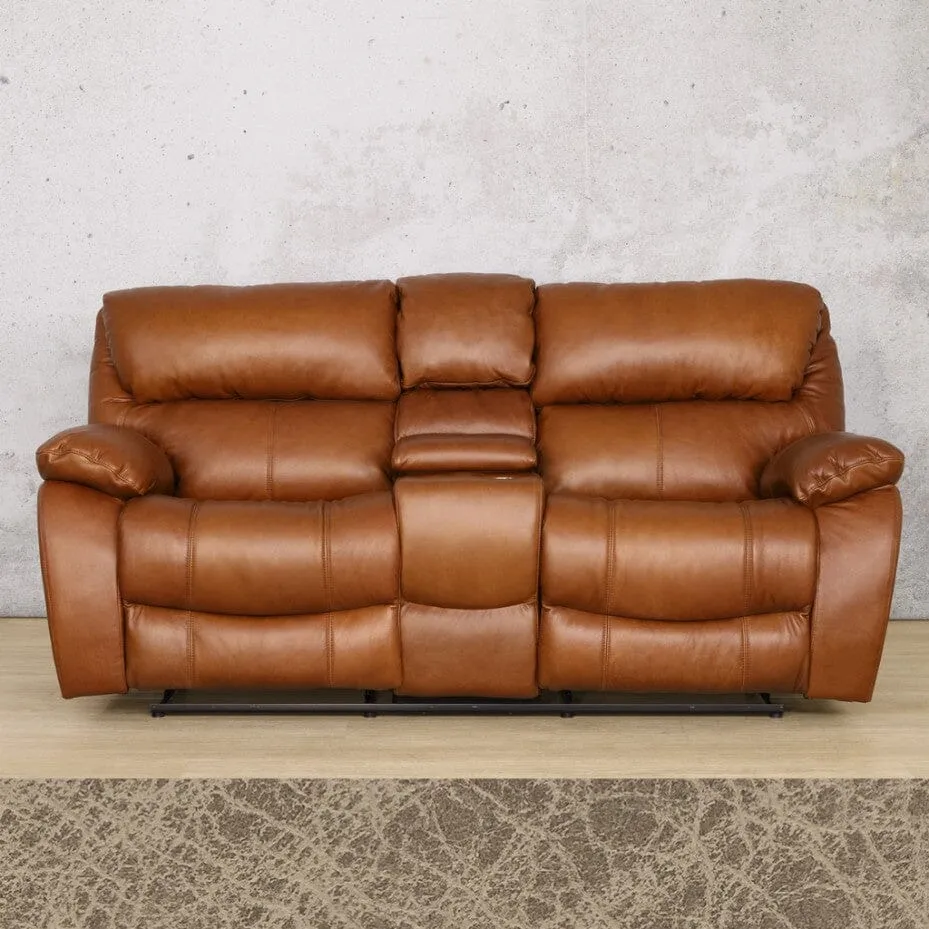 Kuta 2 Seater Home Theatre Leather Recliner