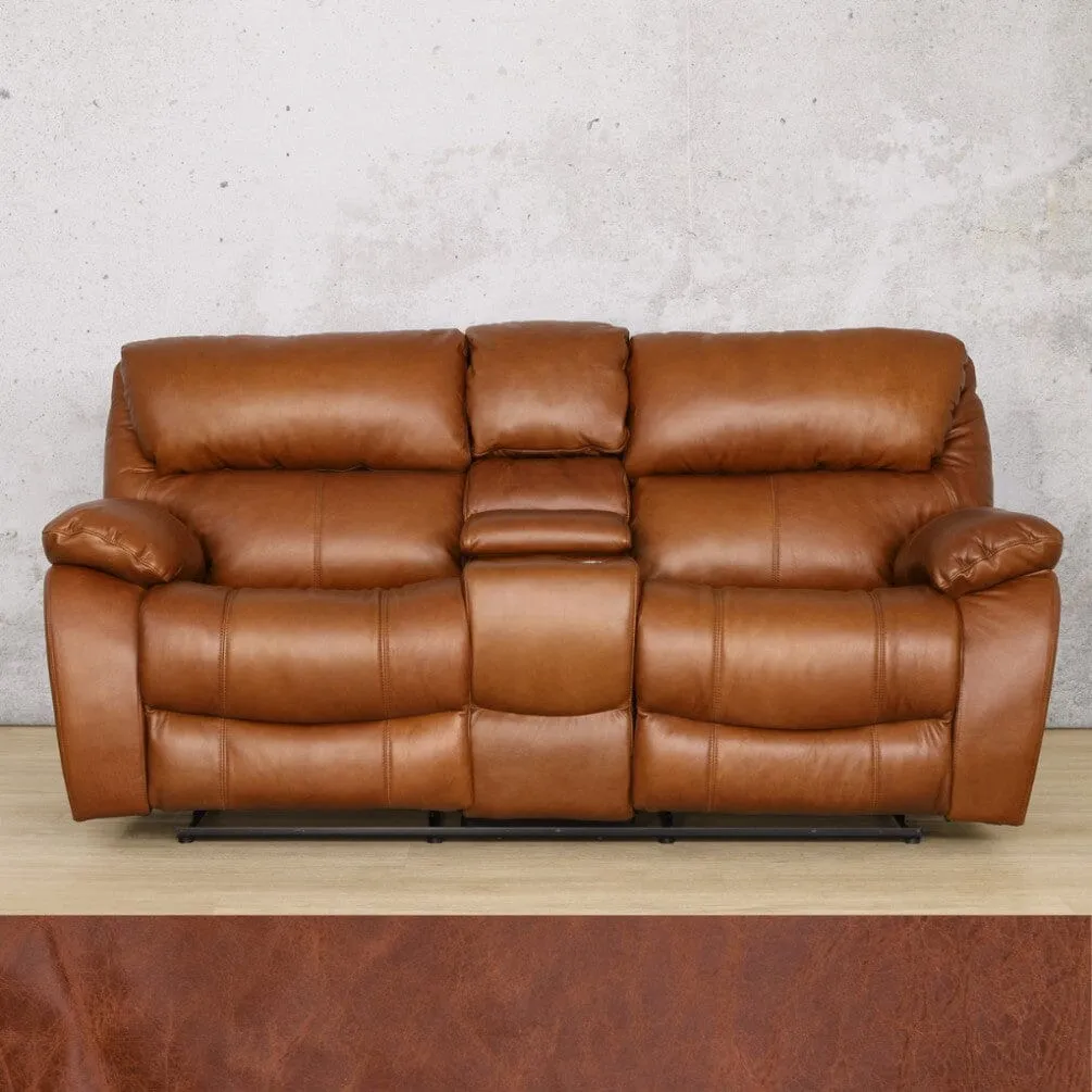 Kuta 2 Seater Home Theatre Leather Recliner