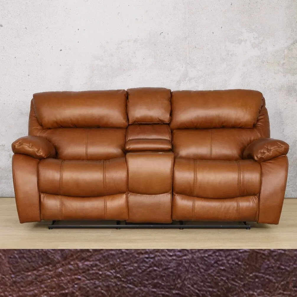 Kuta 2 Seater Home Theatre Leather Recliner