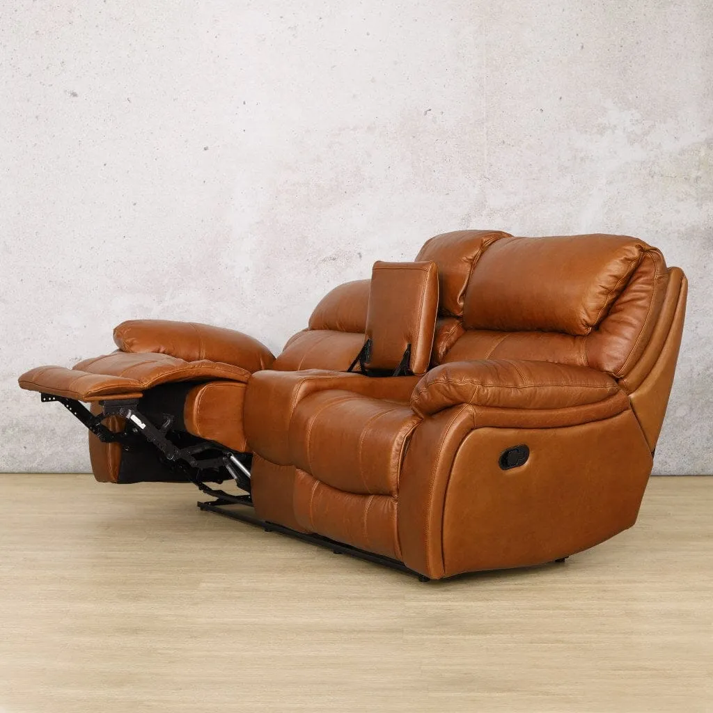 Kuta 2 Seater Home Theatre Leather Recliner