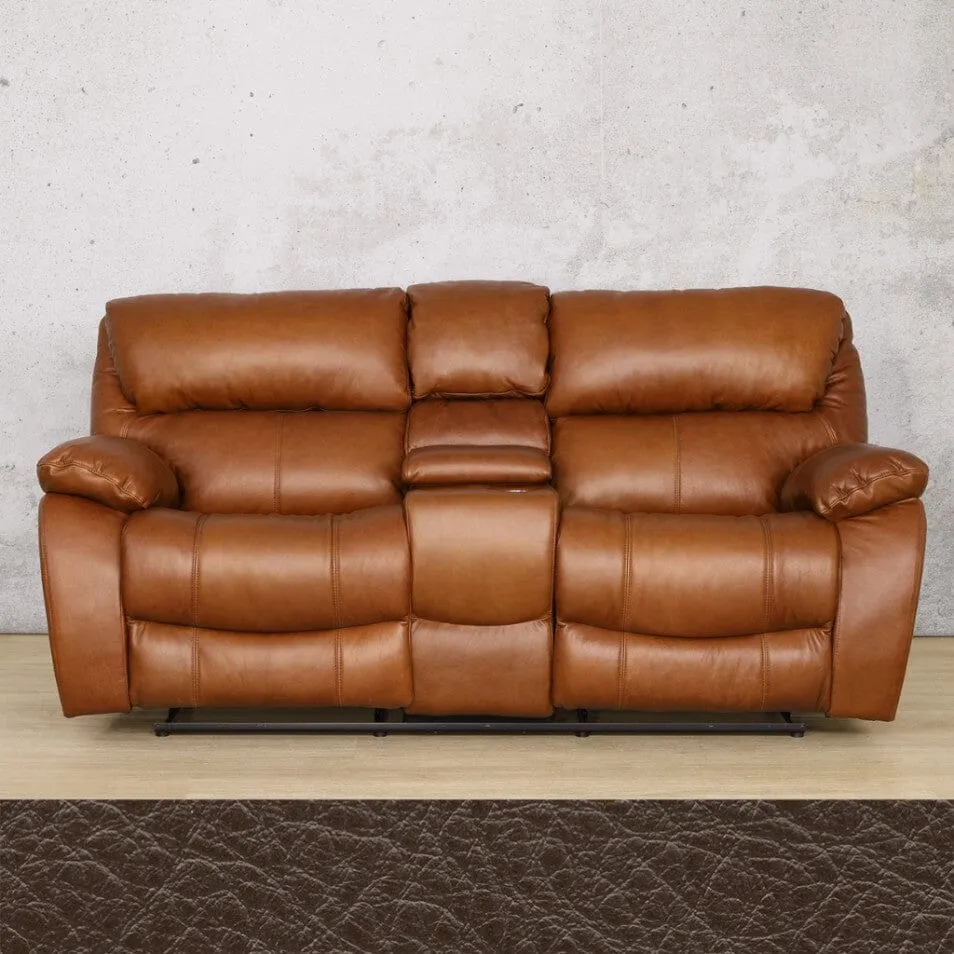 Kuta 2 Seater Home Theatre Leather Recliner