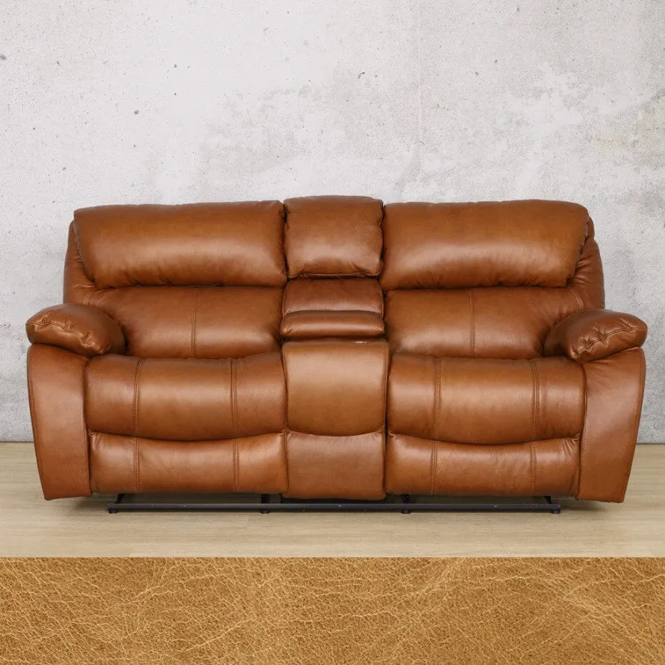 Kuta 2 Seater Home Theatre Leather Recliner