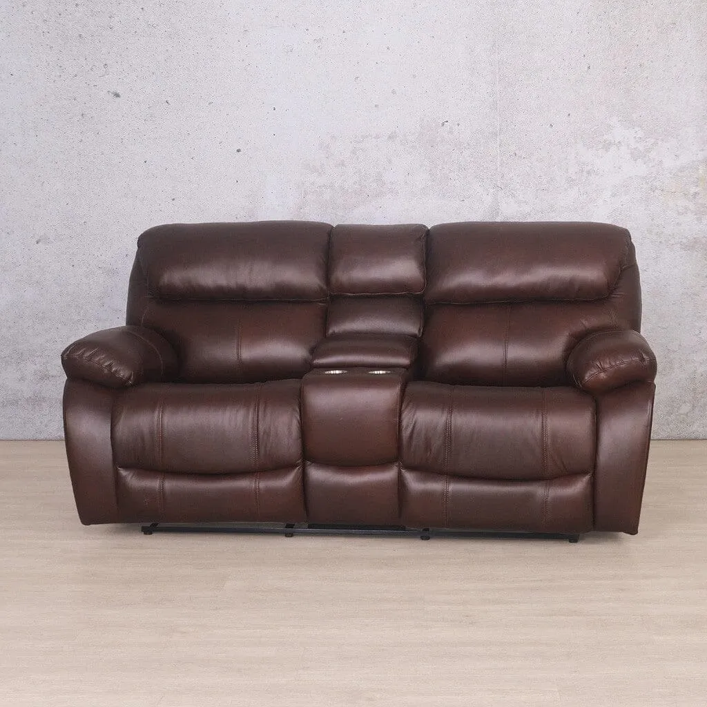 Kuta 2 Seater Home Theatre Leather Recliner