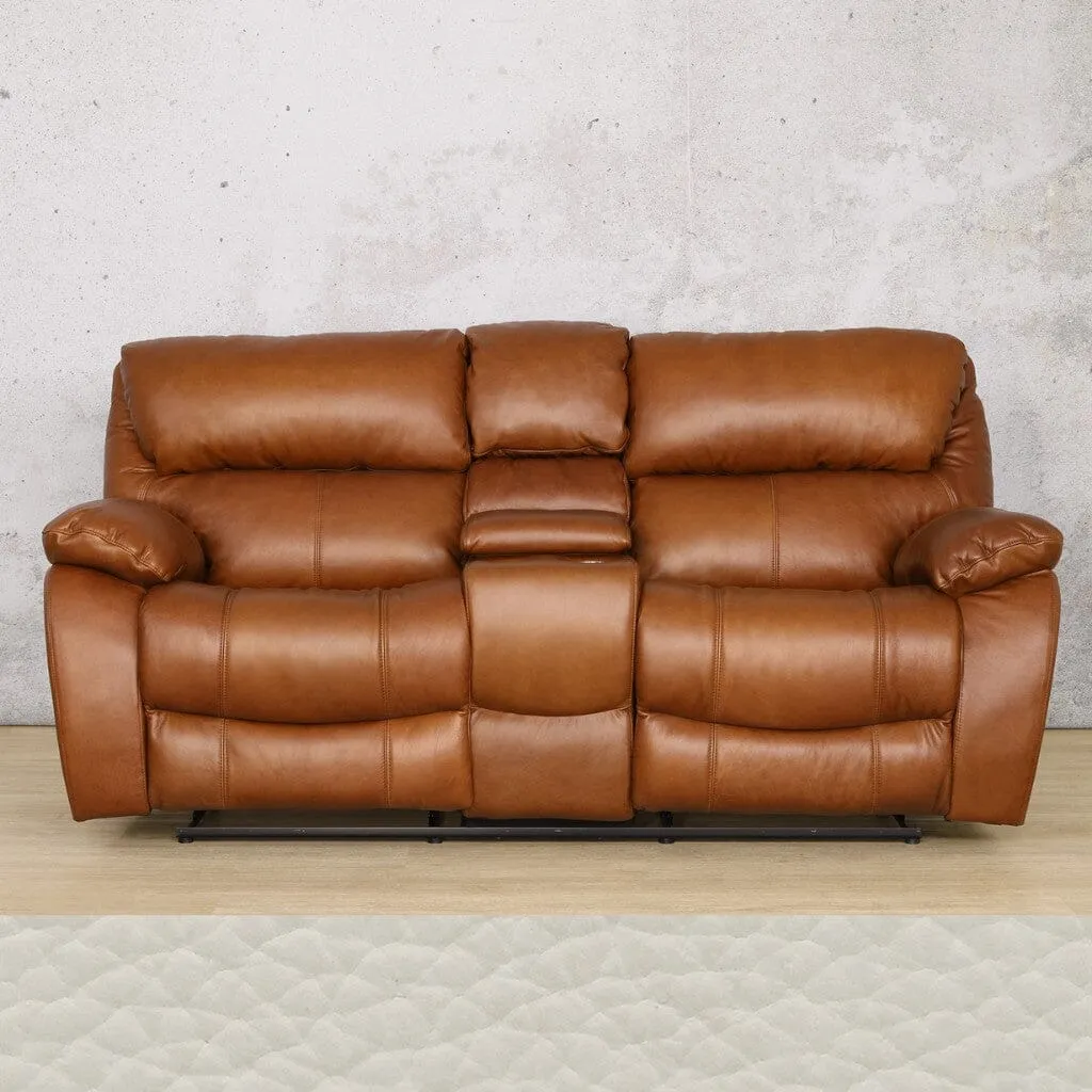 Kuta 2 Seater Home Theatre Leather Recliner