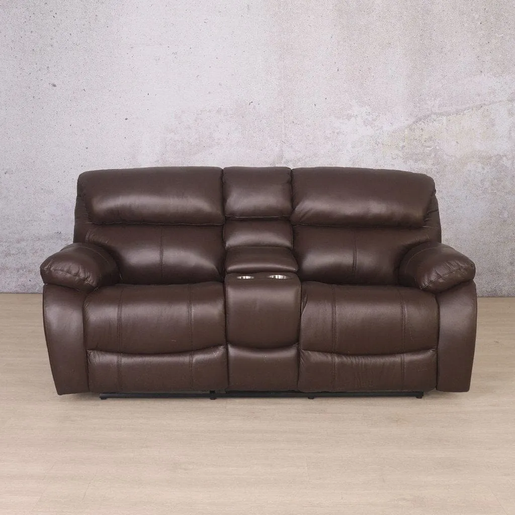 Kuta 2 Seater Home Theatre Leather Recliner