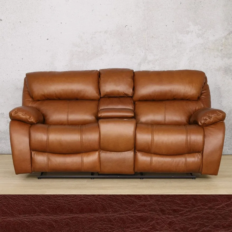 Kuta 2 Seater Home Theatre Leather Recliner