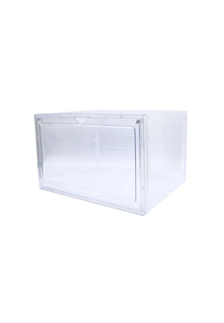 Landmark Acrylic Large Foldable Shoe Box - Clear 33 x 27 x  21cm