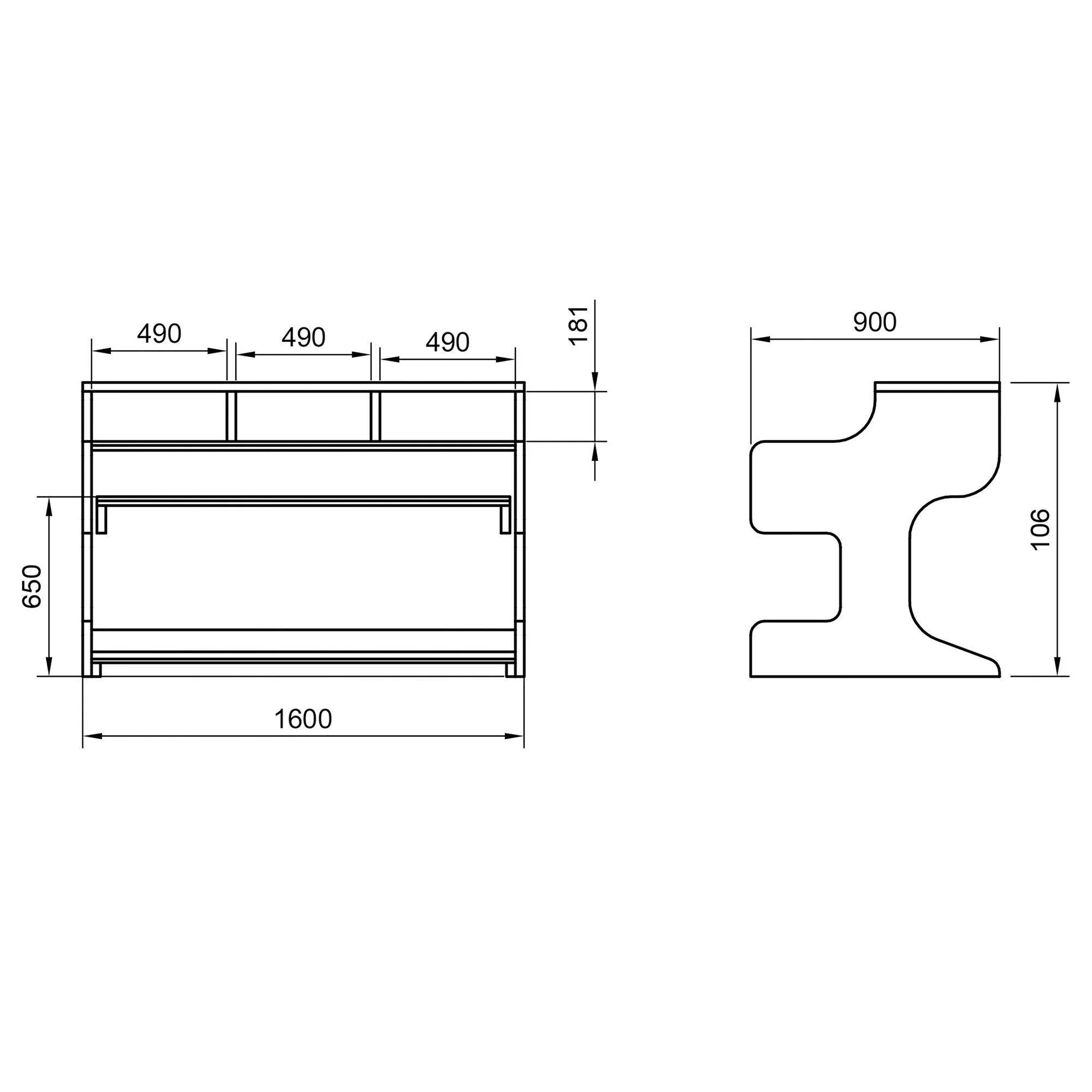 LUNA: Reclaimed Musician's Studio Desk/ 3 Tier Workstation with Monitor Stand, Keyboard Tray and Spaces for Electronics