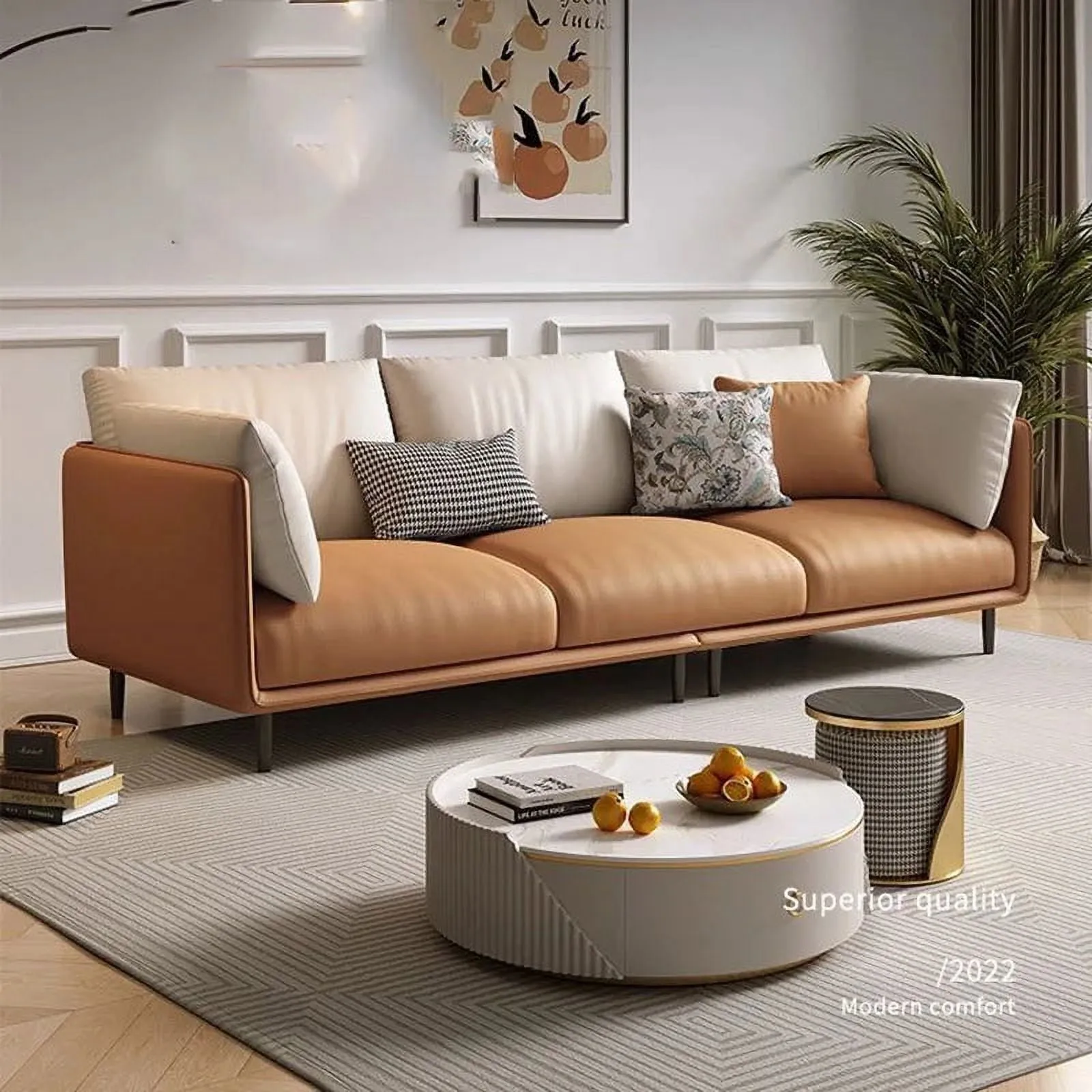 Luxury Living Room Sofas: Modular 3 Seater Lounge Accent Couch